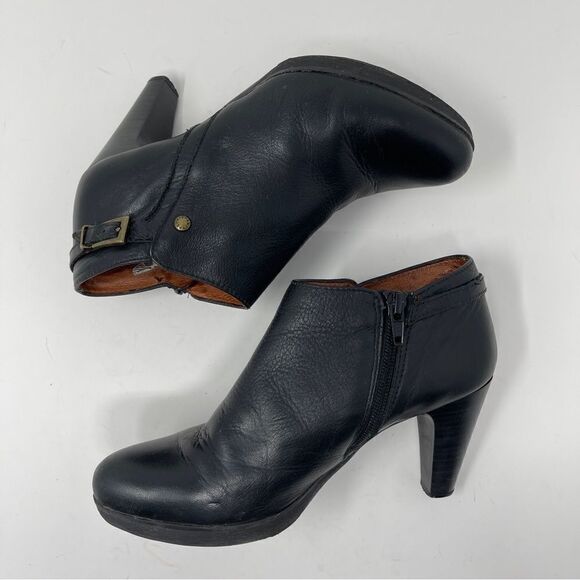 Hispanitas Ankle Boots Black Leather Shooties Side Zip Women's EU 36 - Picture 5 of 11